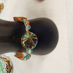 Copper and bronze bracelet size 6.5. 7 inch